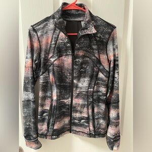 Lululemon Define Jacket in Azurite Poppy Coral Multi W4BAGS Sz. 8